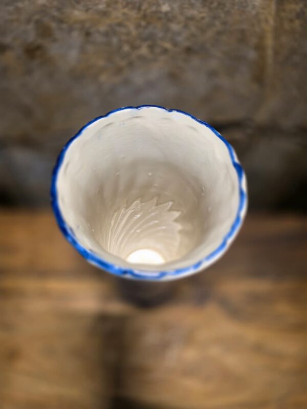 Delft Style Ceramic Vase