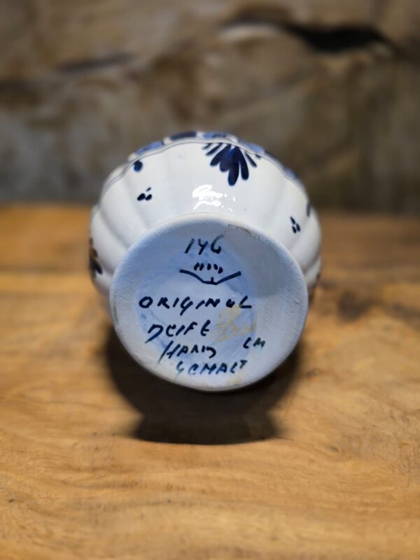 Delft Hand-Painted Ceramic Vase