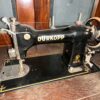 Vintage Dürkopp 108 K Treadle Sewing Machine with Original Wooden Table & Cast-Iron Pedal Base