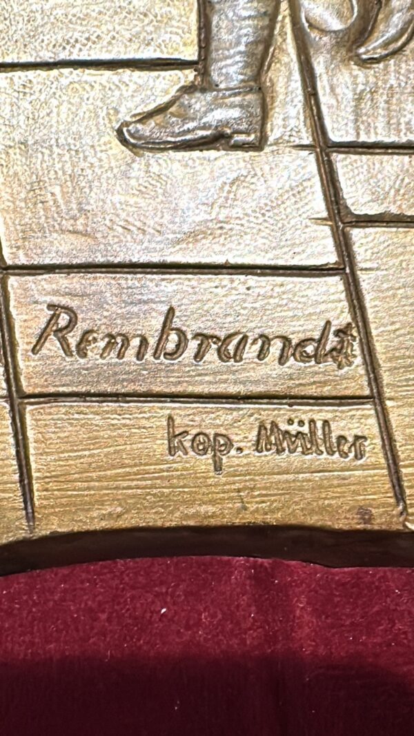 Vintage Rembrandt “The Night Watch” 3D Heavy Resin Relief – Kop. Müller