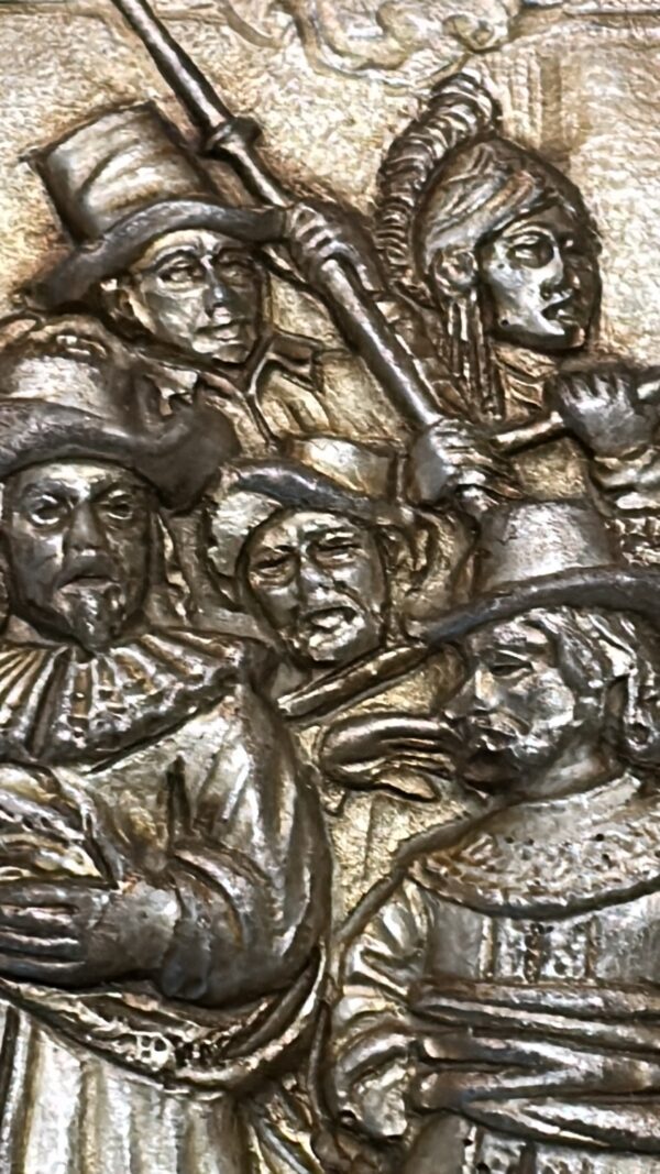 Vintage Rembrandt “The Night Watch” 3D Heavy Resin Relief – Kop. Müller