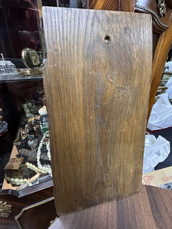 Vintage Hand-Carved Wooden Gentleman Wall Plaque